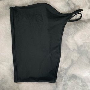 ROMWE Single Shoulder Cropped Tank